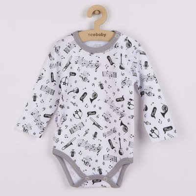 Kojenecké body s dlouhým rukávem New Baby Music – Zboží Dáma