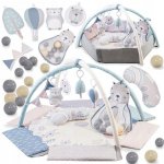 MoMi PASTEL 3v1 vzdělávací podložka pro děti ohrádka – Zbozi.Blesk.cz