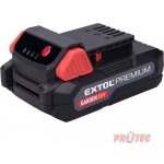 EXTOL PREMIUM 8895780 20V LiIon 2 Ah, – Zboží Dáma