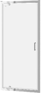 Cersanit Zip - 80x190 cm, chrom/čiré sklo S154-005