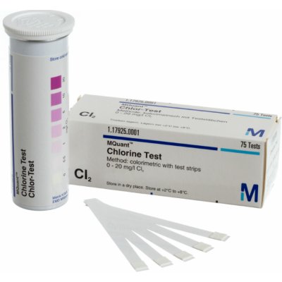 Habla Chemie - Testovací proužky - měření zbytkového chloru – Zboží Mobilmania