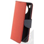 Pouzdro 1Mcz Fancy Book flipové Huawei Nova 8i, Honor 50 Lite červené modré – Zboží Mobilmania