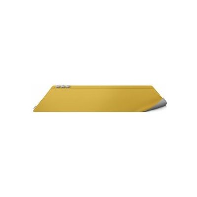Uniq Hagen Inteligentní oboustranná podložka na stůl s magnetickými držáky na kabely žluto-šedá / 682x350x1 mm (8886463687253) – Zboží Mobilmania