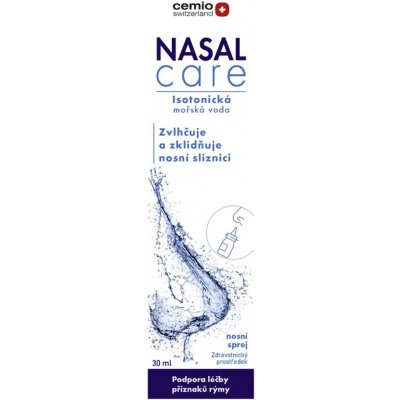 Cemio Isotonická mořská voda Nasal Care 30 ml – Zboží Dáma