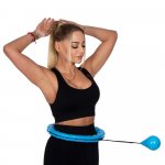 Springos Hula hoop s výstupky 46 cm modrá – Zboží Dáma
