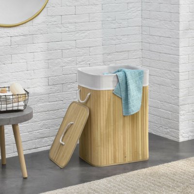 Goleto Bambusový s víkem 72 L přírodní – Hledejceny.cz