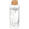 Láhev na pití Quokka STORM Skleněná láhev se silikonovým povrchem MARBLE 700 ml