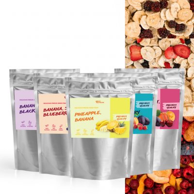 FitStream lyofilizované ovoce Mix Fit balíčků 5 x 20 g – Zboží Mobilmania