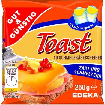 G&G Sýr tavený Toast 250g