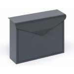 Poštovní schránka, zvýšená odolnost proti dešti, 290 x 360 x 100 mm, antracit – Zbozi.Blesk.cz