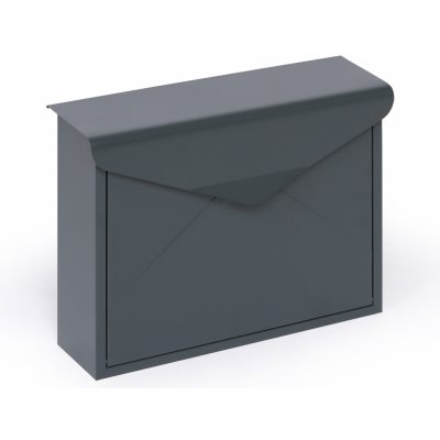 Poštovní schránka, zvýšená odolnost proti dešti, 290 x 360 x 100 mm, antracit – Zbozi.Blesk.cz