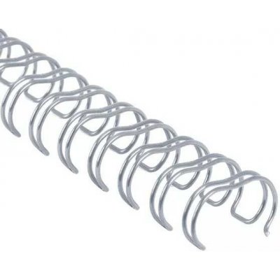 Copierland Drátěné hřbety 3/8" / 3:1 / 9,5 mm - stříbrné – Zboží Živě