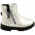 Miss dětské boty pro děti kozačky stříbrné – Hledejceny.cz