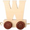 Dřevěný vláček Small Foot Dřevěný vagónek abeceda písmeno W
