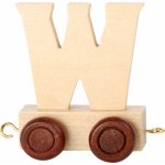 Small Foot Dřevěný vagónek abeceda písmeno W – Zboží Dáma