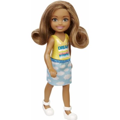 Barbie Club Chelsea Mini Girl Cloud Print Skirt Brown Skin – Sleviste.cz