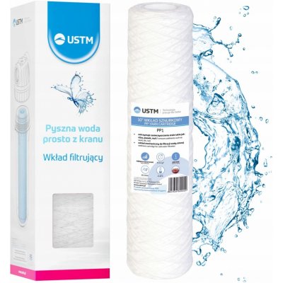 Ustm PP1 vložka 10" provázkový filtrační 1 mikron – Hledejceny.cz