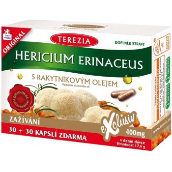 Terezia Company Hericium erinaceus s rakytníkovým olejem 60 kapslí