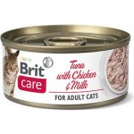 Brit Care Cat CANS Tuna with Chicken And Milk fillets 70 g – Hledejceny.cz