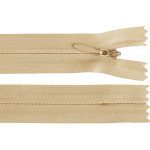 Spirálový zip skrytý No 3 délka 50 cm Varianta: 277 hnědá písková, Balení: 1 ks – Hledejceny.cz