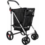 Rolser Basket MF 4Big, skládací nákupní vozík na kolečkách, černý BAS002-1023 – Sleviste.cz