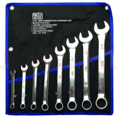 BGS technic Očkoploché palcové klíče Whitworth, 1/8” až 9/16” sada 8 ks BGS 1199 – Hledejceny.cz