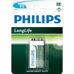 Philips LongLife 9V 1ks 6F22L1B/10 – Zboží Mobilmania