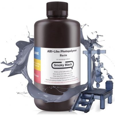 ELEGOO ABS-like Resin 1KG Smoky Black 50.103.0024 – Zboží Živě