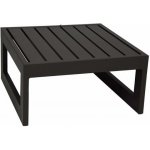 Hliníkový konferenční stolek vyšší New Holly , Stern, čtvercový 72x72x37,5 cm, lakovaný hliník bílý (white) – Zboží Dáma