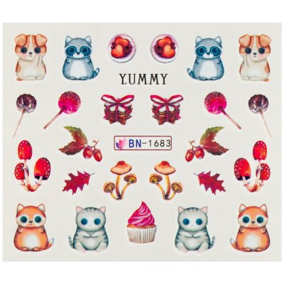BIO nails Vodolepka BN 1683 zvířátka – Hledejceny.cz
