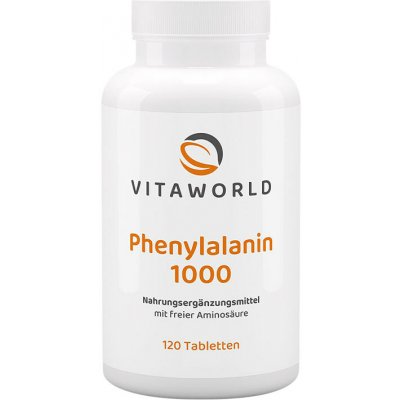 Vitaworld Phenylalanine 1000 mg 120 tablet – Hledejceny.cz
