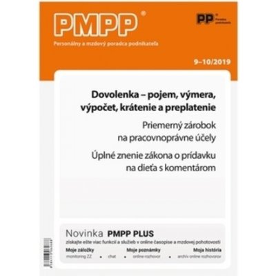 Personálny a mzdový poradca podnikateľa 9,10-2019 – Hledejceny.cz