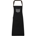 Premier Zástěra Division PR 136 s laclem denim COT390136m0999-black denim Černá denim – Hledejceny.cz