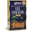 Bezlepkové potraviny Lifefood Life Crackers olivové Bio 90 g