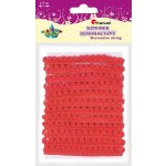 Titanum Textilní provázek s bambulkami červený 1,7 m – Hledejceny.cz