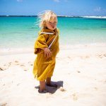 SURF DREAM PONČO BABY okrové – Zboží Dáma