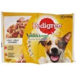 Pedigree Adult hovězí drůbeží v želé 4 x 100 g – Zboží Mobilmania