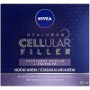 Přípravek na vrásky a stárnoucí pleť Nivea Hyaluron Cellular Filler noční vyplňující krém 50 ml
