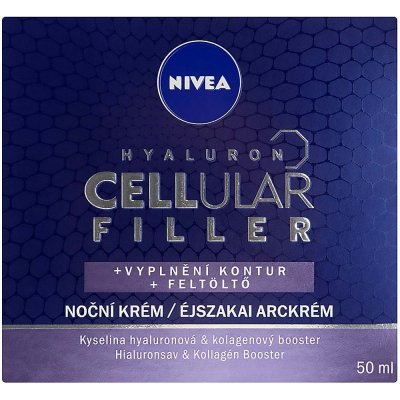 Nivea Hyaluron Cellular Filler noční vyplňující krém 50 ml