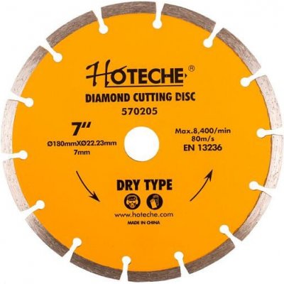 Hoteche Diamantový řezný kotouč 180 mm HT570205