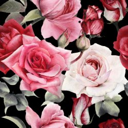 Angelic Inspiration Deka Black roses