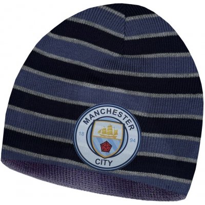 Numberoplus dětská fotbalová pletená čepice Manchester City F.C. modrá – Sleviste.cz