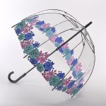 Fulton Birdcage 2 Moody Rose L042 dámský holový deštník průhledný – Zboží Mobilmania