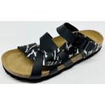 Santé Bio Life Valeria dámské zdravotní pantofle vzor černá – Zboží Dáma