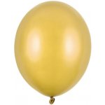 Balónek metalický ZLATÝ, 23 cm