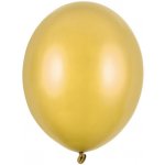 Balónek metalický ZLATÝ 23 cm – Zboží Dáma