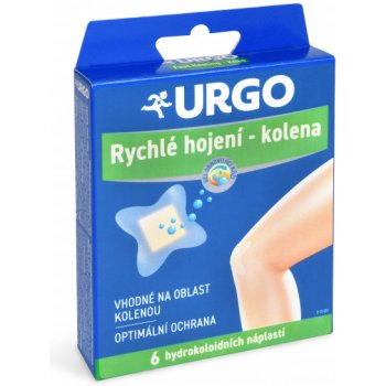 Urgo Fast Healing Knee hydrokoloidní náplast na kolena 6 ks od 123 Kč -  Heureka.cz