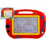 Magnetická tabulka kreslící barevná s doplňky plast – Zboží Mobilmania