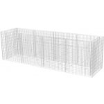 VidaXL Gabionový vyvýšený záhon ocel 360 x 90 x 100 cm – Hledejceny.cz