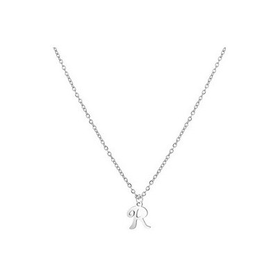 Šperky4U Ocelový náhrdelník, písmeno R OPD0339-R – Zboží Mobilmania